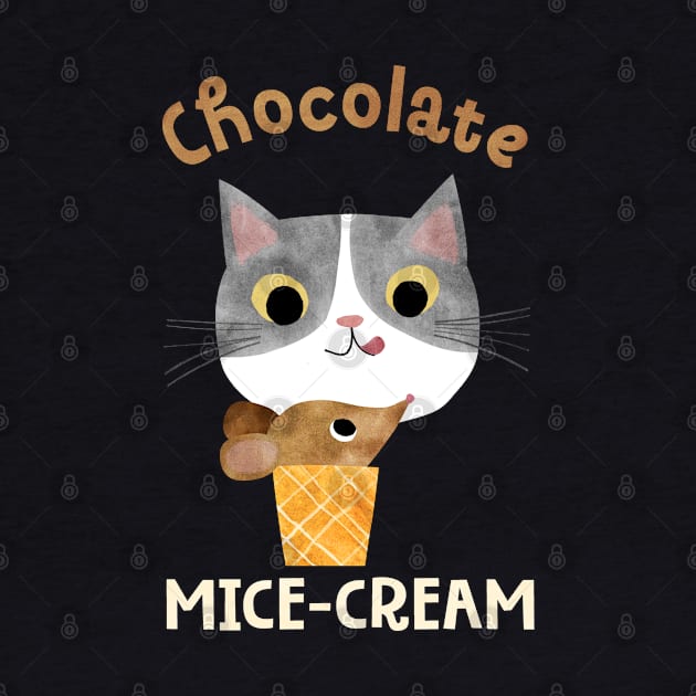 Choc mice cream by Planet Cat Studio